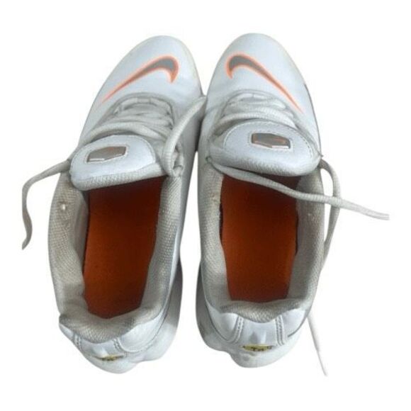 Nike Air Max Plus TN SE Youth Sneakers White Orange Trainers Size 7Y Running - Picture 7 of 13